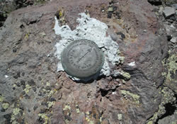Cooper Peak Survey Marker